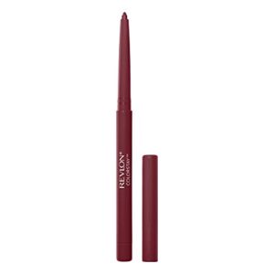 Revlon Lip Liner, Colorstay Face Makeup with Built-in-Sharpener, Longwear Rich Lip Colors, Smooth Application, 665 Plum
