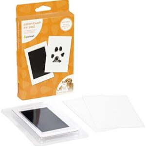 Pearhead S/M Paw Print Clean Touch Ink Pad, Dog or Cat Pet Owner Keepsake, DIY Inkless Nose Print and Pawprint Impression Making Kit, Small/Medium