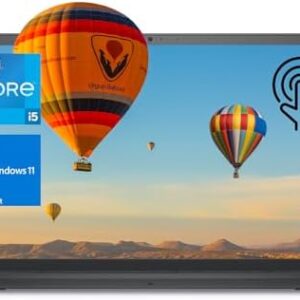 Dell Inspiron 3000 Series 3520 Laptop, 15.6" FHD Touchscreen, Intel Core i5-1155G7, 16GB DDR4 RAM, 1TB PCIe SSD, Webcam, SD Card Reader, Wi-Fi, Windows 11 Home, Black