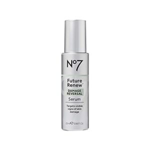 No7 Future Renew Damage Reversal Serum - Anti-Aging Face for Glowing Skin Hyaluronic Acid + Niacinamide Dermatologist-Approved, Suitable Sensitive (25ml)