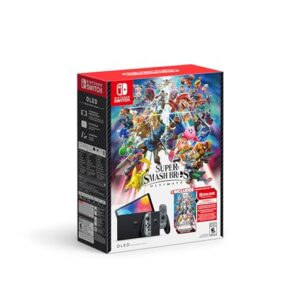 Nintendo Switch™ - OLED Model: Super Smash Bros.™ Ultimate Bundle (Full Game Download + 3 Mo. Nintendo Switch Online Membership Included)