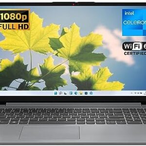 Lenovo IdeaPad 1 Student Laptop, Intel Dual Core Processor, 20GB RAM, 1TB SSD + 128GB eMMC, 15.6" FHD Display, 1 Year Office 365, Windows 11 Home, Wi-Fi 6, Webcam, Bluetooth, SD Card Reader, Grey