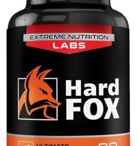 Hard Fox - #1 Ultimate Performance - 3" Added Size in 60 Days - Enlargement Pills for Men - Super Drive, Strength, Size, Endurance - 60 Count
