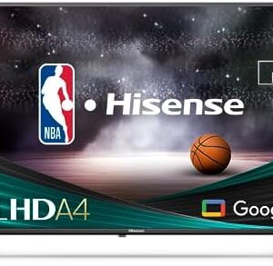 Hisense 40-Inch Class A4 Series FHD 1080p Google Smart TV (40A4K, 2023 Model) - DTS Virtual: X, Game & Sports Modes, Chromecast Built-in, Alexa Compatibility, Black