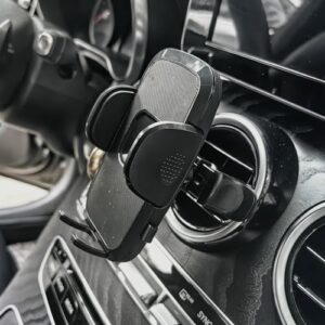 szyuchen Car Cell Phone Holder Mount for Jeep Wrangler (2007-2024) JL JK 4XE Gladiator (2020-2024) Rubicon Sahara JKU Sport S Mojave X Accessories Circular Air Vents Cellphone Mobile Phone Stand