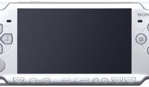 Sony PSP Playstation Portable 2000 Slim and Lite- Ice Silver (Renewed)
