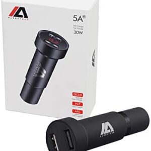 AlveyTech XLR Dual Port Wheelchair USB Adapter - for Power Chairs, Electric Wheelchair, E-Bike, Medical and Mobility Scooters Accessories - Phone Charger with Quick Charge 3.0A