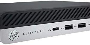 HP EliteDesk 800 G4 Mini Business Desktop - 8th Gen Intel 6-Core i7-8700T Processor up to 4.00 GHz, 16GB Memory, 512GB Solid State Drive, Intel UHD Graphics 630, Windows 10 Pro (64-bit) (Renewed)