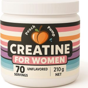 Creatine Monohydrate Powder, Glute Builder Creatine for Women, 3g Vegan Micronized Creatine per Serving, for Energy, Muscle Support, 70 Servings, Unflavored