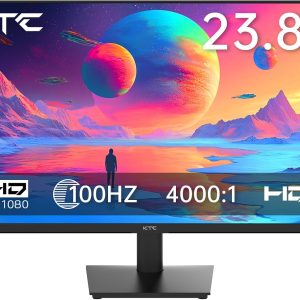 24 inch Monitor - 1080P Monitor, 100Hz FreeSync Gaming Moniter with HDR10,VESA Mountable, Adjustable Tilt, ZeroFrame Design, HDMI,VGA,Earphone Ports, PC Monitors for Office