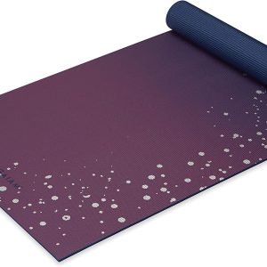 Gaiam Yoga Mat - Premium 6mm Print Extra Thick Non Slip Exercise & Fitness Mat for All Types of Yoga, Pilates & Floor Workouts (68"L x 24"W x 6mm Thick)