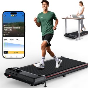 4.0MPH/6.5MPH Walking Pad Treadmill with 12% Incline, 3-Preset Mode, 2-in-1 Under Desk Treadmill 300lb Capacity, Portable Treadmills for Small Spaces, Home
