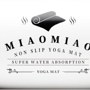 MIAOMIAO Non-Slip Hot Yoga Towel Set,Super Absorbent Microfiber in, 24.5" x 72" - Anti-Slip, Injury Free Design for Pilates, Yoga Mats, Exercise, and Fitness Gear
