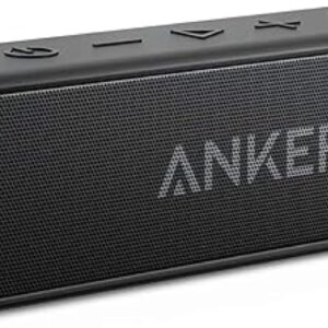 Anker Soundcore 2 Portable Bluetooth Speaker with Stereo Sound, Bluetooth 5, Bassup, IPX7 Waterproof, 24-Hour Playtime, Wireless, Speaker for Home, Outdoors, Travel