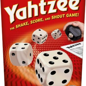 Hasbro Gaming Yahtzee Game, Fast-Playing Dice Games for Kids, Teens, and Adults, Strategy Games, Family Games for Kids, 2 or More Players, Ages 8 and Up